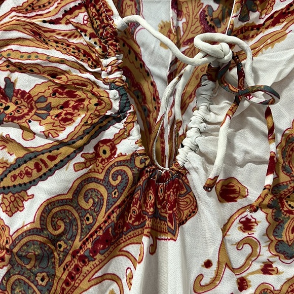 Faithfull the Brand Santos Maxi Dress Alessia Paisley - Picture 7 of 12